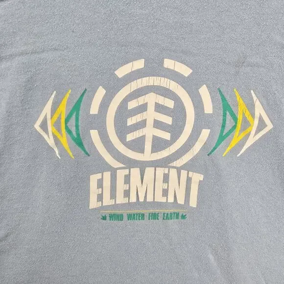 Element Skateboard Shirt Men XXL Blue Skater Streetwear Vintage Y2K Grunge - Picture 3 of 10